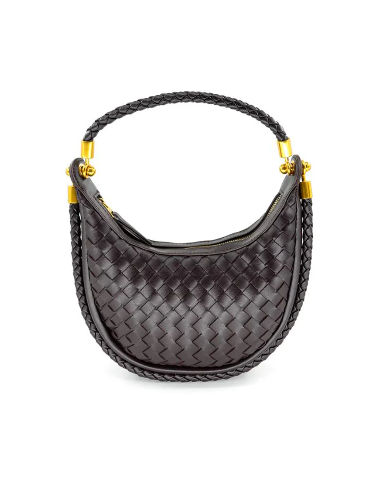 Small Woven Hobo Bag - Image 2