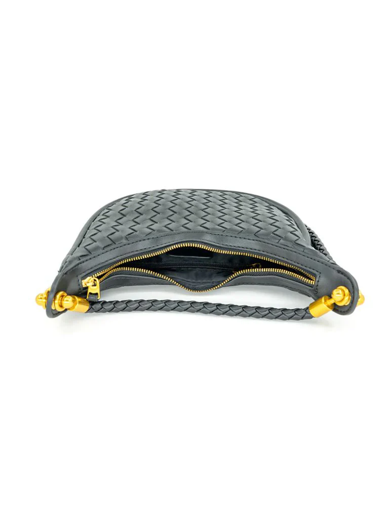 Small Woven Hobo Bag - Image 4