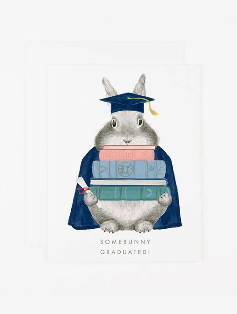 Somebunny Graduated Card