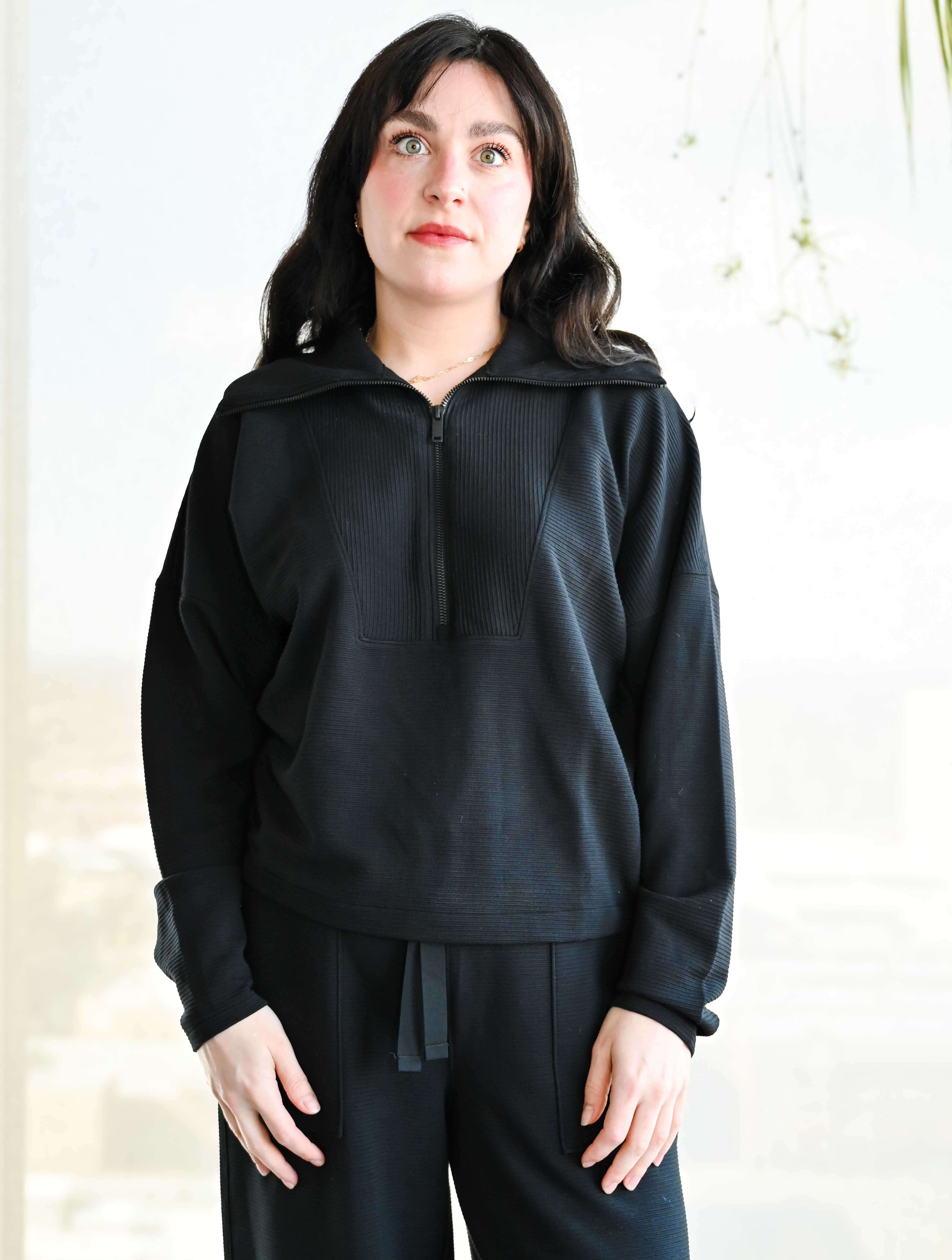 SPANX AirEssentials French Rib Half Zip - Image 4