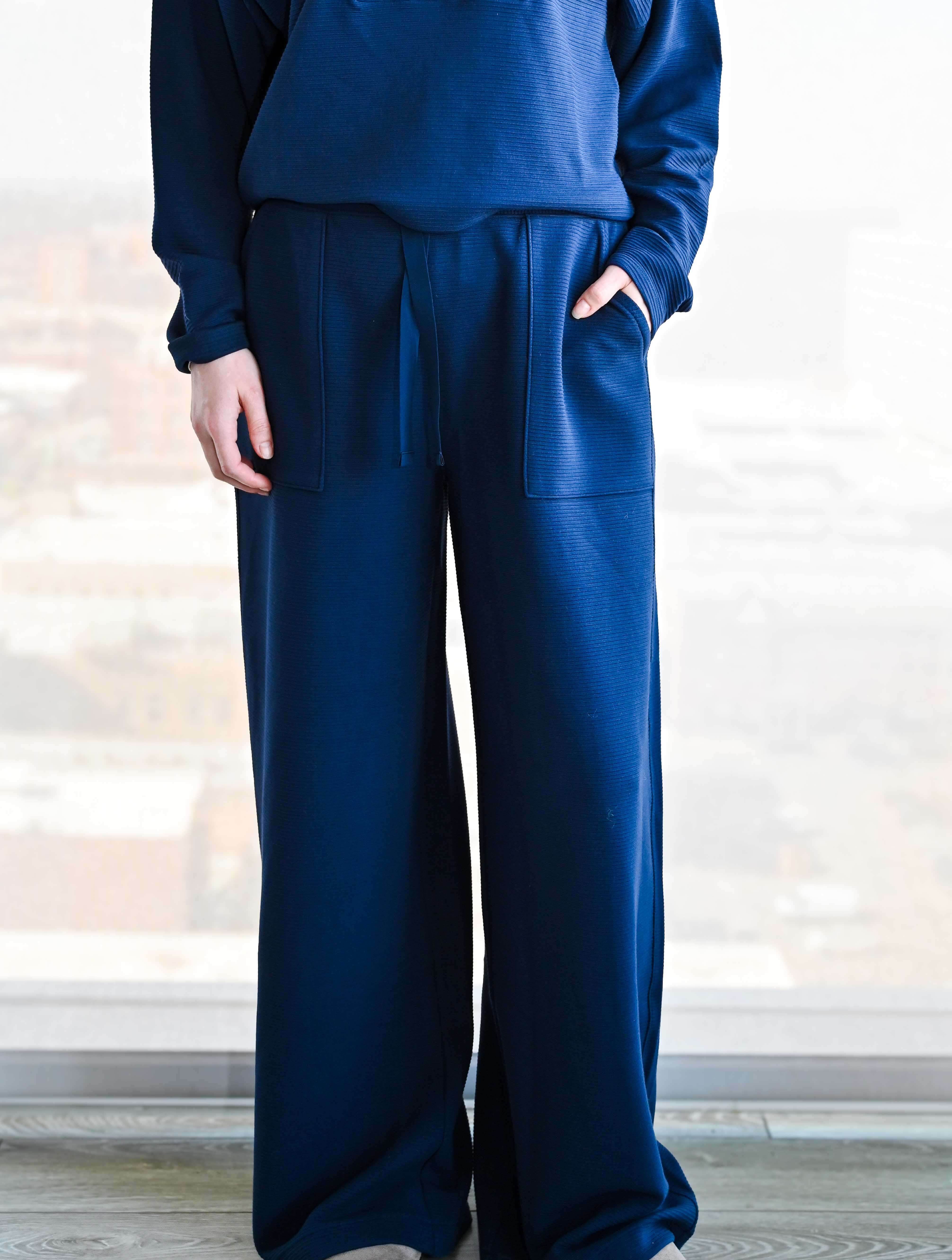 SPANX AirEssentials French Rib Wide Leg Pant