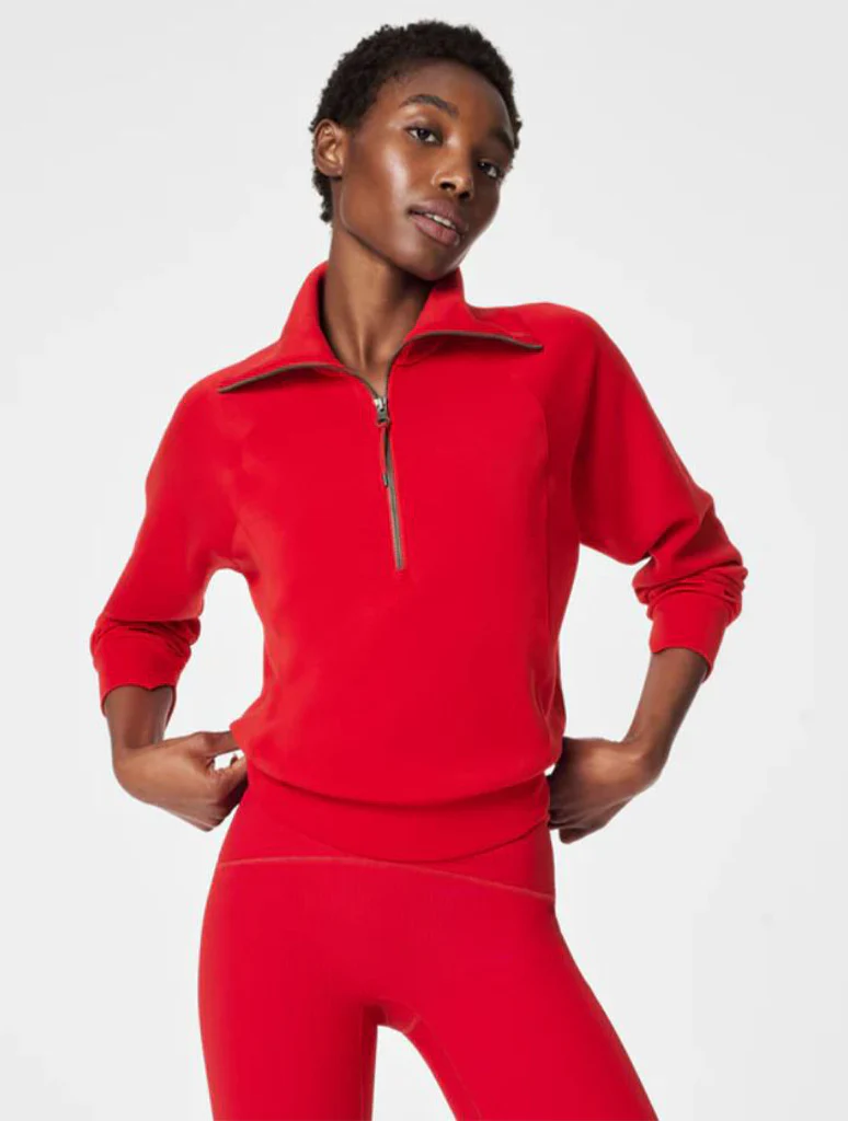 SPANX AirEssentials Half Zip Sweatshirt - Image 4