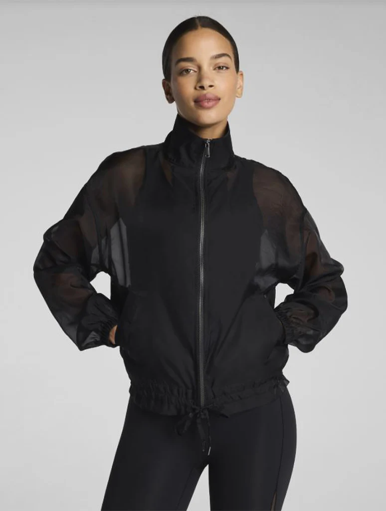 SPANX Body Line Sheer Full Zip Jacket