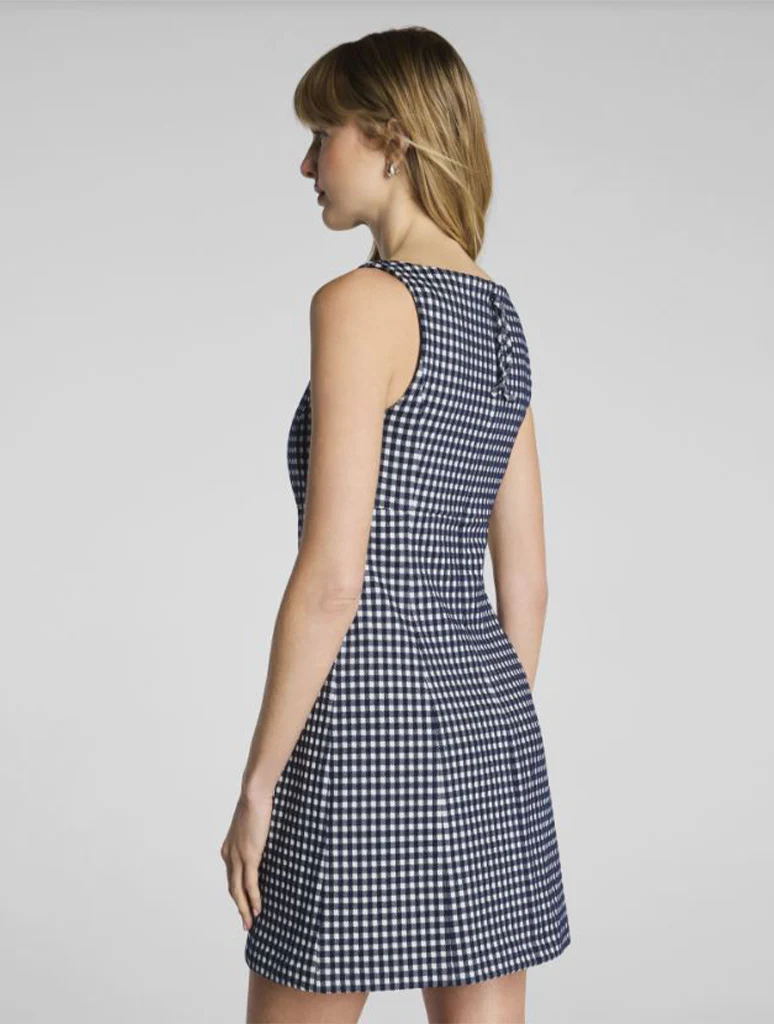 SPANX Ponte Jacquard Square Neck Mini Dress - Image 3