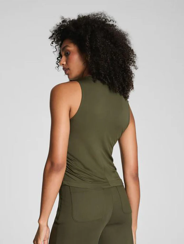 SPANX Sleek Jersey Ruched Tank - Image 3