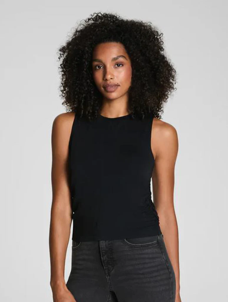 SPANX Sleek Jersey Ruched Tank - Image 4