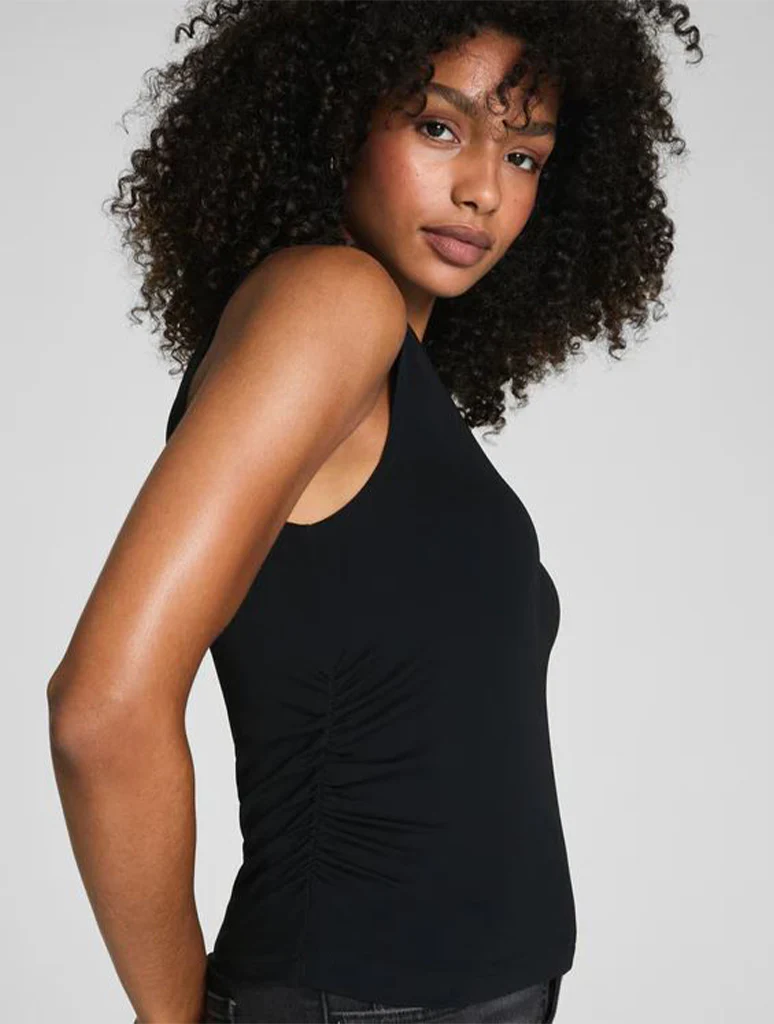 SPANX Sleek Jersey Ruched Tank - Image 5