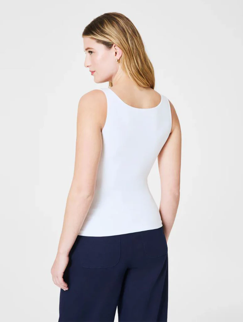 SPANX Smoothing Jersey Scoop Tank - Image 4