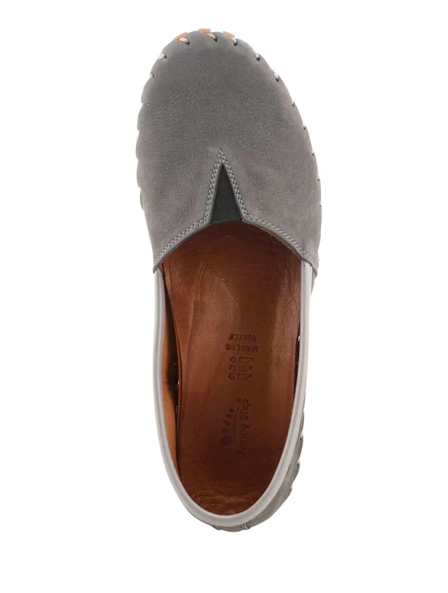 Spring Step Kathaleta Slip On in Grey Suede - Image 3