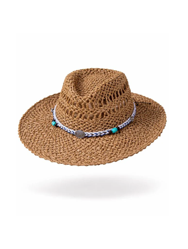 Turquoise Gem Band Teardrop Hat - Image 2