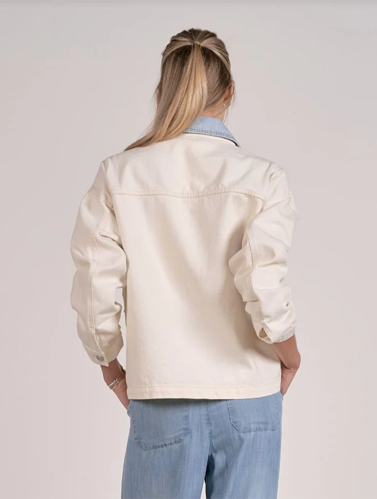 Two-Tone Denim Jacket - Image 3