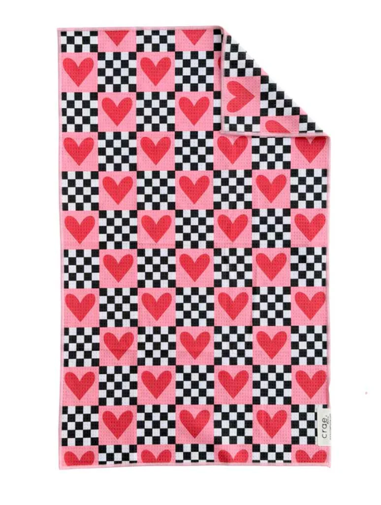 Valentine's Day Double-Sided Microfiber Hand Towel - Image 6