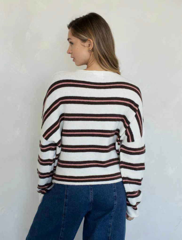 Varsity Stripe Piper Cardigan - Image 8