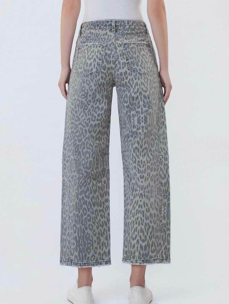 Vervet Kate High Rise Drawstring Barrel Jeans - Image 3