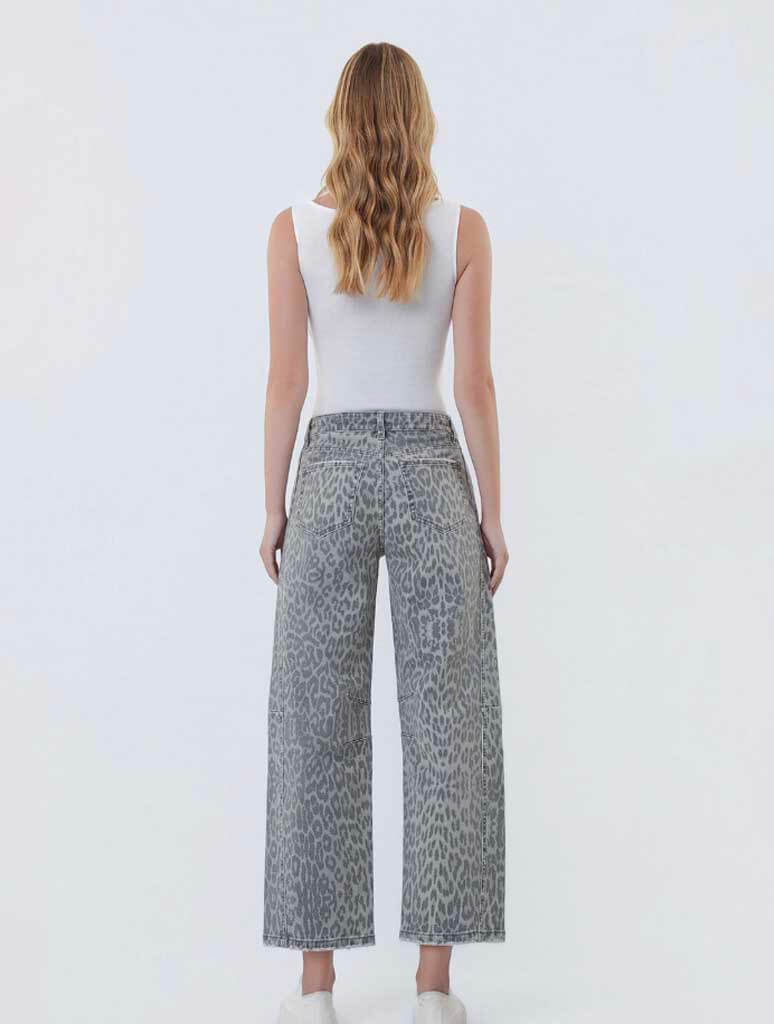 Vervet Kate High Rise Drawstring Barrel Jeans - Image 4
