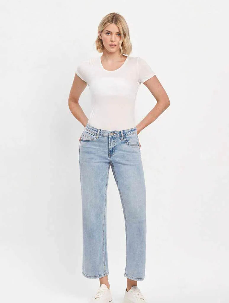 Vervet Leann Mid Rise Dad Jean - Image 2