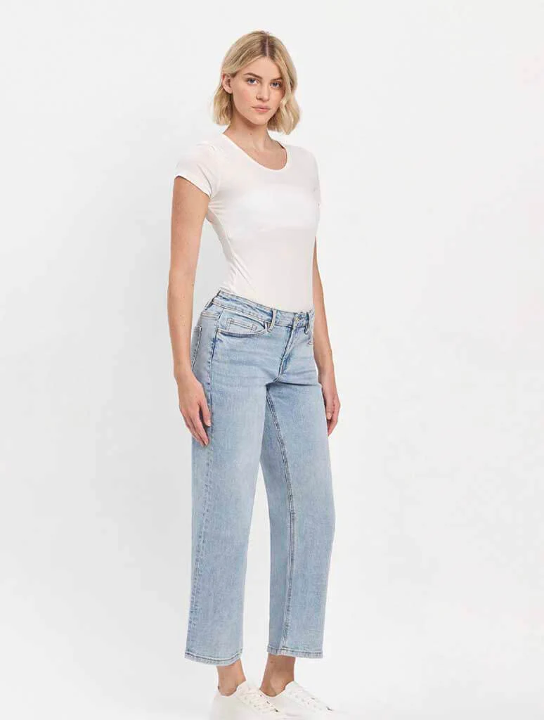 Vervet Leann Mid Rise Dad Jean - Image 3