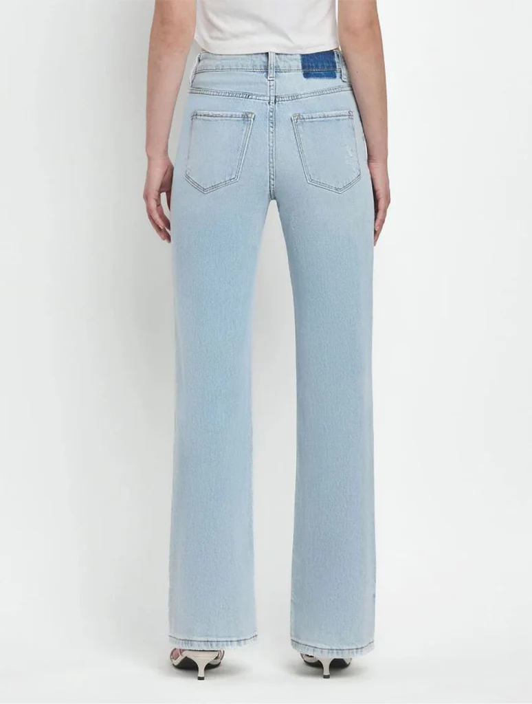 Vervet Leslie Super High Rise 90's Vintage Flare Jeans - Image 3