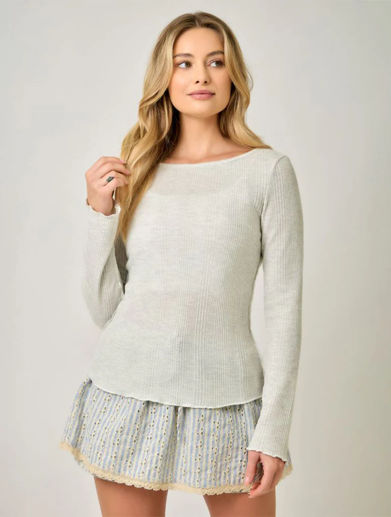Washed Thermal Essential Top - Image 7