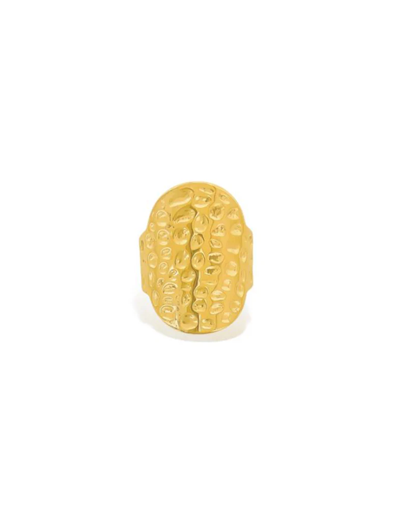 Water Resistant Hammered Ring - Image 2