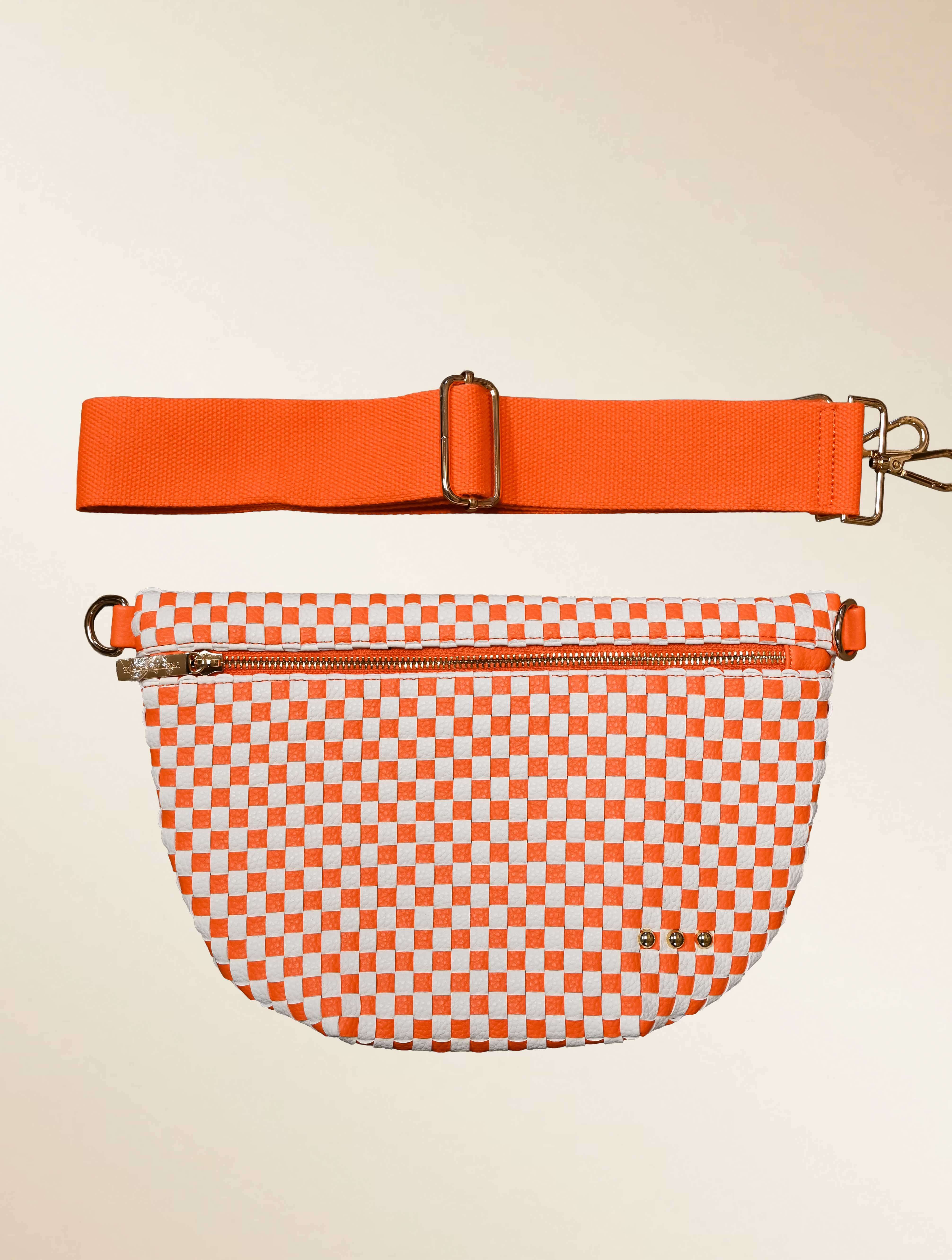 Westlyn Woven Bum Bag with Studded Detail - Image 11