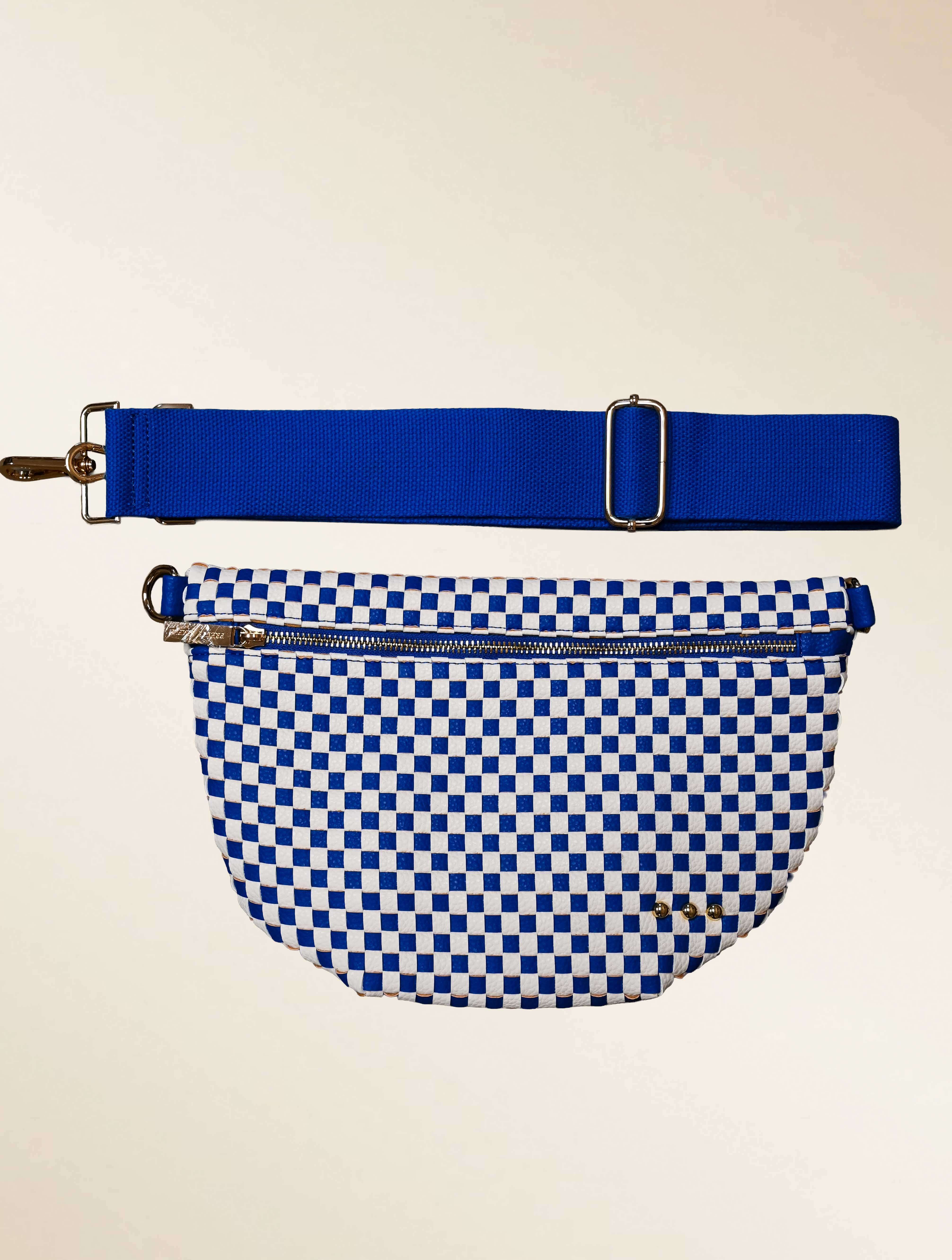 Westlyn Woven Bum Bag with Studded Detail - Image 13