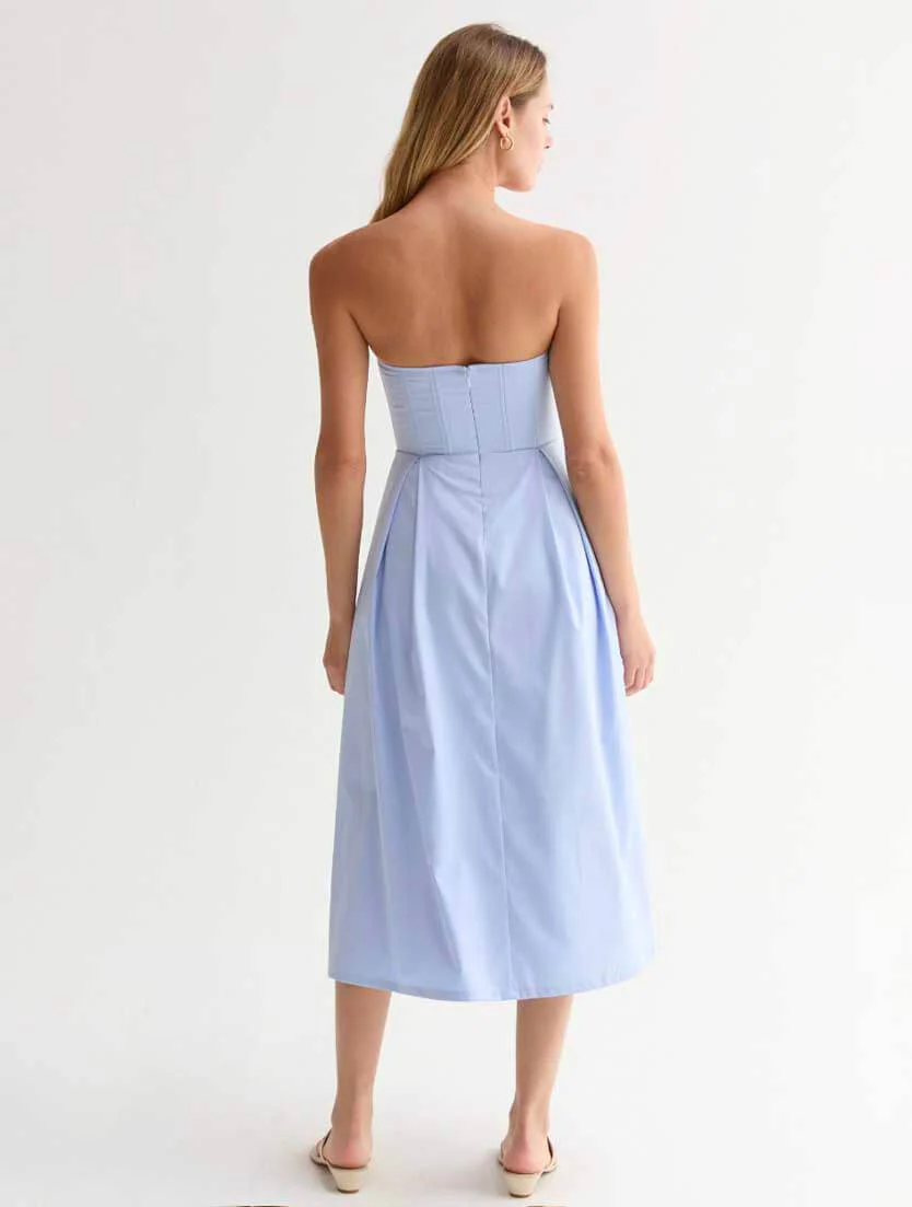 Zae V-Wire Midi Dress - Image 4